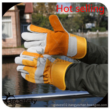 SRSAFETY leather gloves from china with the best price
